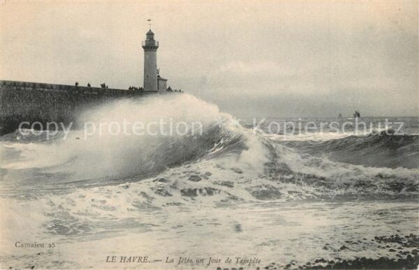 Leuchtturm Lighthouse Le Havre Jetee