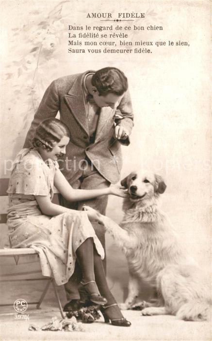 Hunde Amour Fidele Foto-PC-Paris-Nr. 3978/1