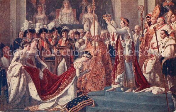 Kuenstlerkarte J. L. David Le sacre de Napoleon Ier