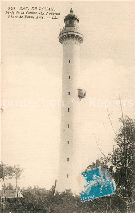 Leuchtturm Lighthouse Nouveau Phare de Bonne Anse Foret de la