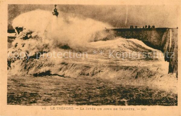 Leuchtturm Lighthouse Le Treport Jetee