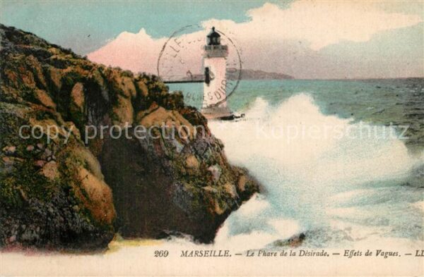 Leuchtturm Lighthouse Marseille Phare de la Desirade