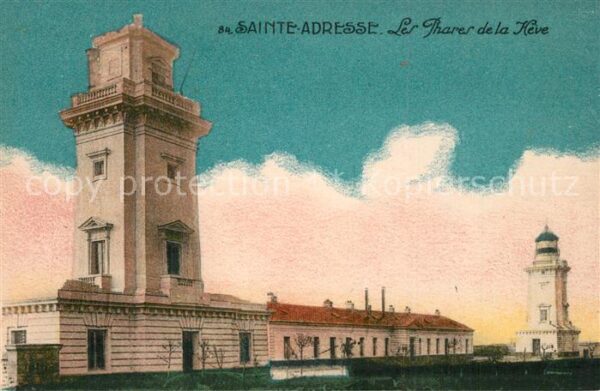 Leuchtturm Lighthouse Sainte-Addresse Phares de la Heve