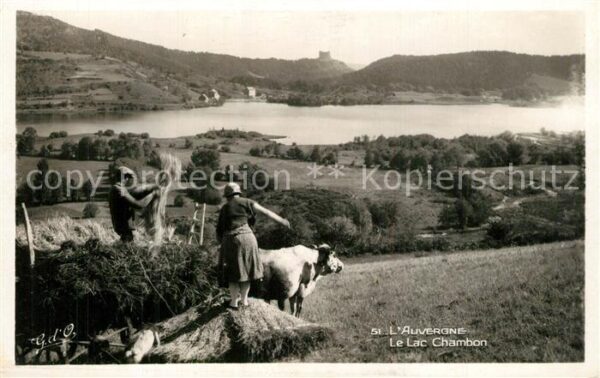Landwirtschaft Auvergne Lac Chambon