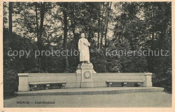 Liszt Franz Komponist Denkmal Weimar
