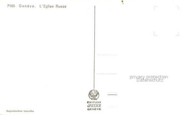 Russische Kirche Kapelle Geneve Eglise Russe – Bild 2