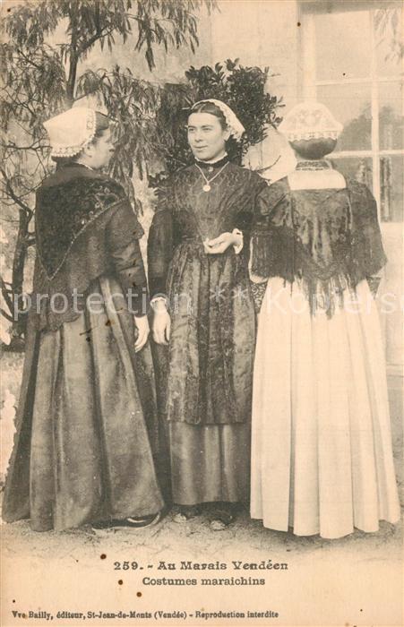 Trachten Frankreich Costumes maraichins