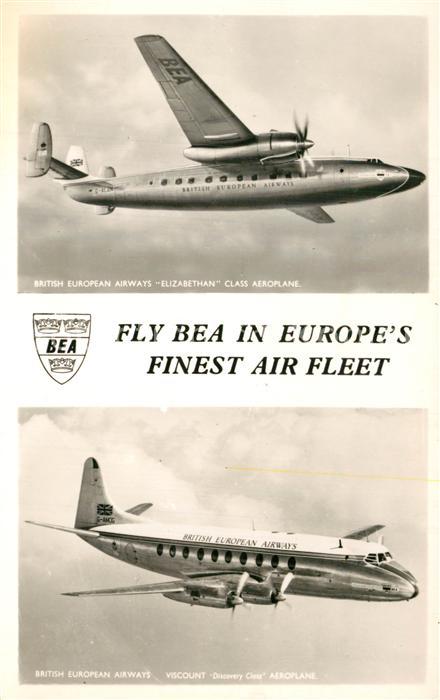 Flugzeuge Zivil British European Airways Elizabethan Vi