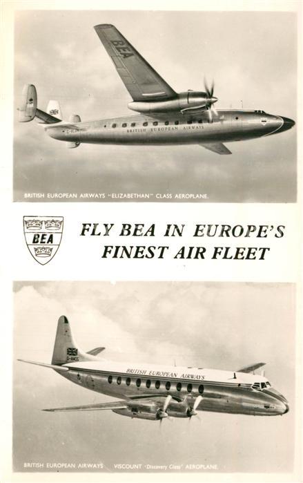 Flugzeuge Zivil British European Airways Elizabethan Vi
