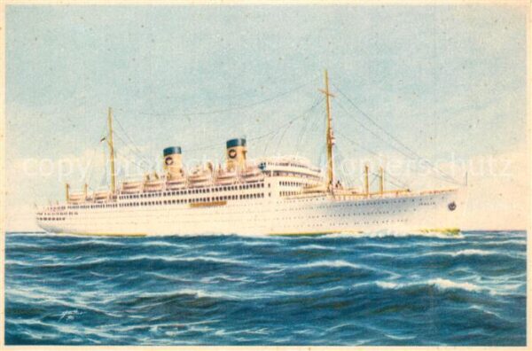 Dampfer Oceanliner M/S Italia