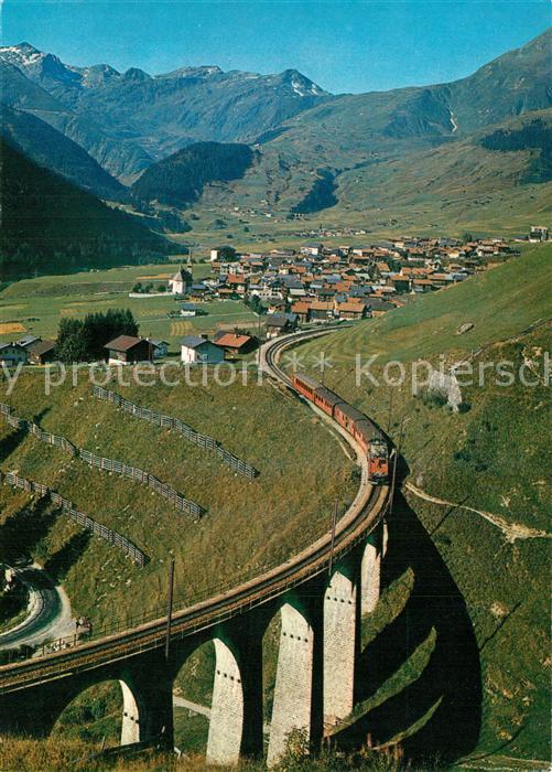 Eisenbahn Sedrun Rueras Piz Badus Oberalppass