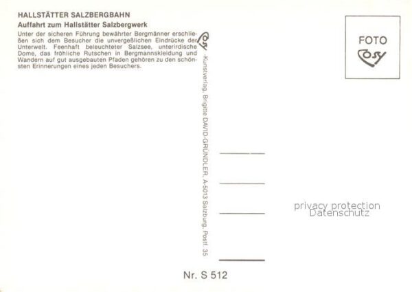 Zahnradbahn Salzbergbahn Hallstatt – Bild 2