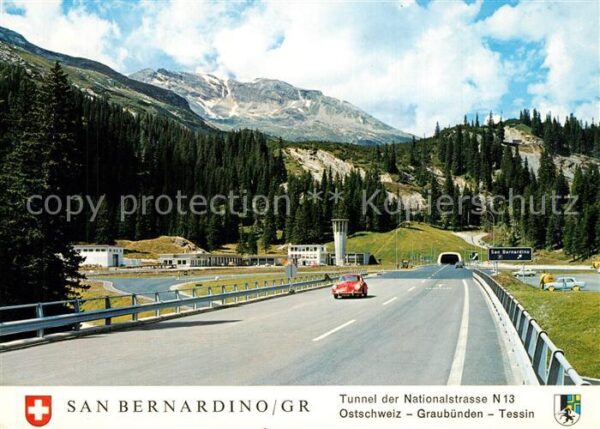 Autobahn San Bernardino Tunnel N13