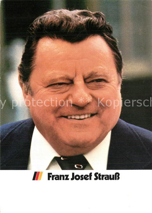 Politiker Franz Josef Strauss
