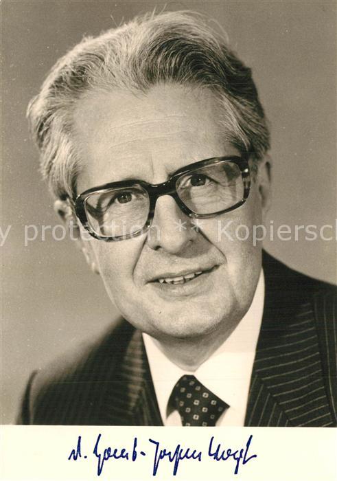 Politiker Dr. Hans-Jochen Vogel Autogramm