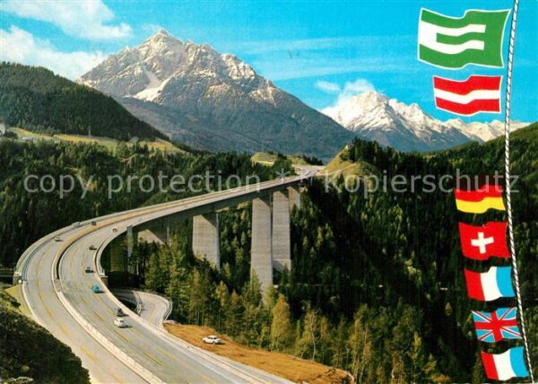 Autobahn Brennerautobahn Europabr?cke Serles Hab