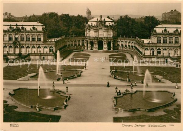 Foto Hahn Nr. 10656 Dresden Zwinger Wallpavillon