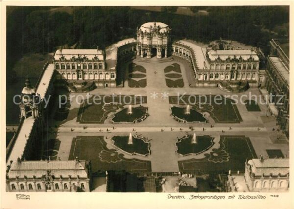 Foto Hahn Nr. 10229 Dresden Zwingeranlagen Fliegerauf