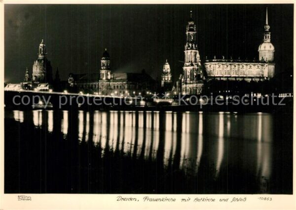 Foto Hahn Nr. 10853 Dresden Frauenkirche Hofkirche