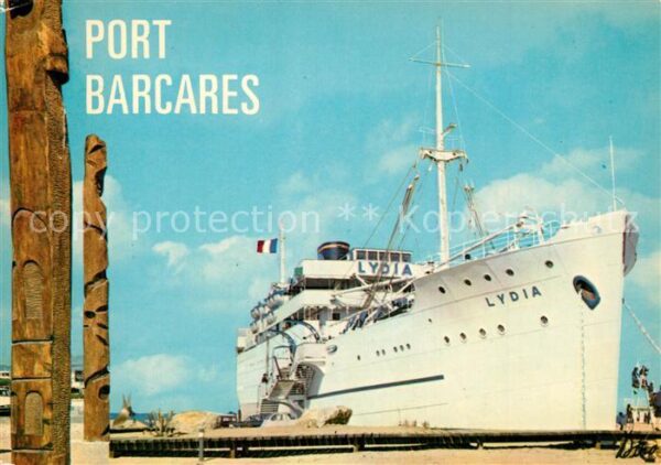 Schiffe Ships Navires Paquebot Lydia Le Barcares Port
