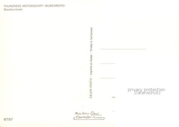 Motorschiffe Bubenberg Thunersee Stockhornkette – Bild 2