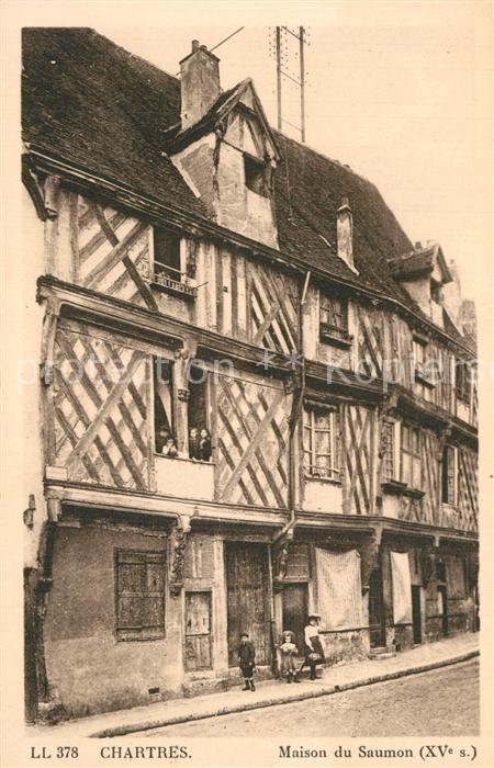 Chartres 28 Maison du Saumon XVe siècle