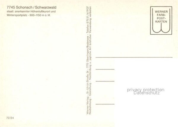 Schonach Schwarzwald Minigolfplatz Blick zur Kirche – Bild 2