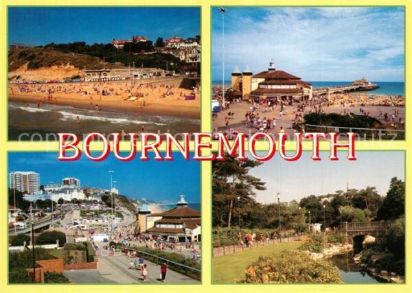 Bournemouth Beach from the pier Seafront Lower Cent