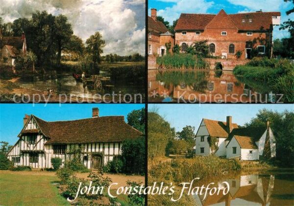 Flatford The Haywain by John Constable Painting