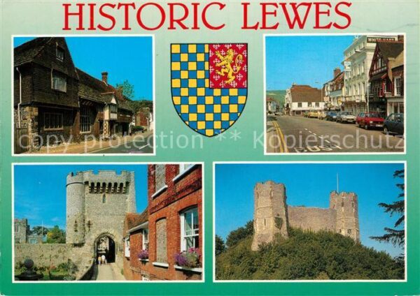 Lewes East Sussex Historic city Castle