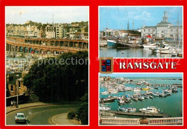 Ramsgate Stadtansicht Brücke Hafen