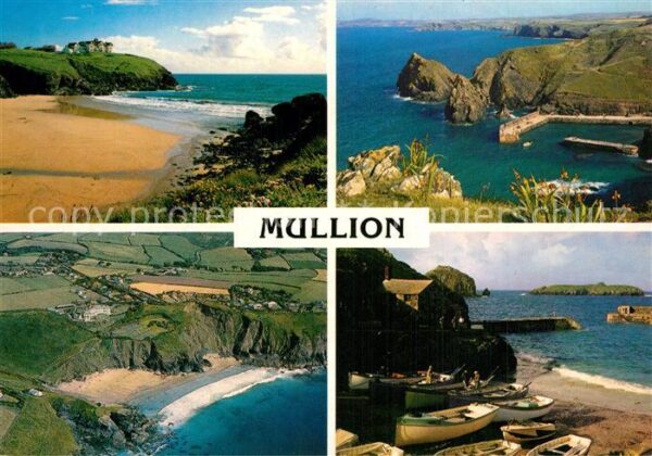 Mullion Küstenpanorama Strand