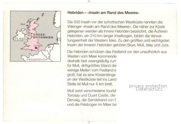 Isle of Mull Fischerdorf Hebriden Inseln am Rand des – Bild 2
