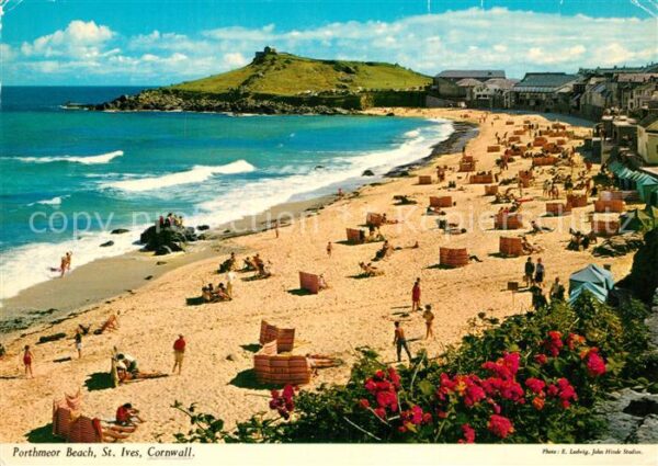 St Ives Cornwall Porthmeor Beach