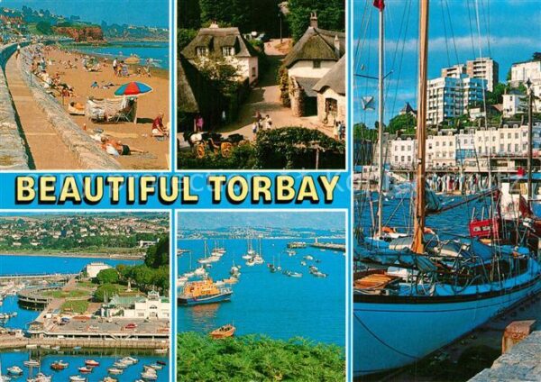 Torquay UK Paignton Cockington Brixham Beach Harbo