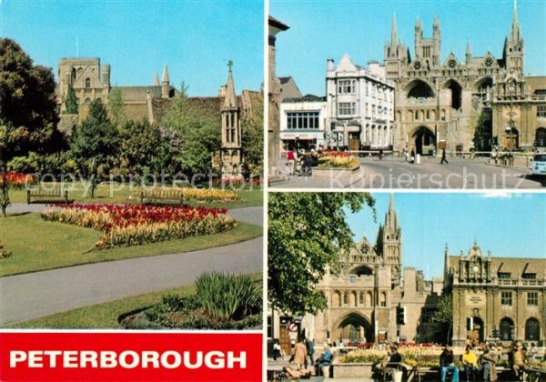 Peterborough Cathedral Square Bishops Road Gardens