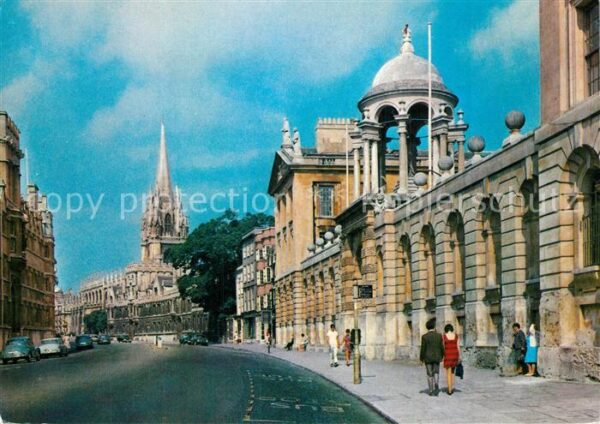 Oxford Oxfordshire Universitätsstadt zwischen Themse und C