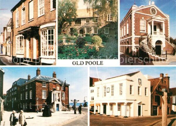 Poole Dorset Old city High Street Scaplens Court Mus
