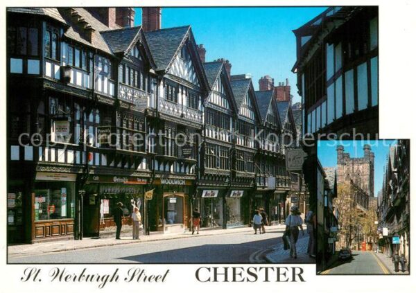Chester Cheshire St. Werburgh Street