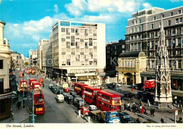 London The Strand Doppeldeckerbus