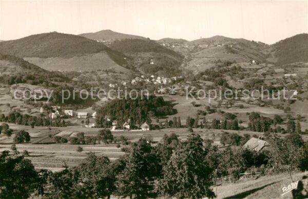 Munster Haut Rhin Elsass La Vallee de Munster Vue sur Hohrod et