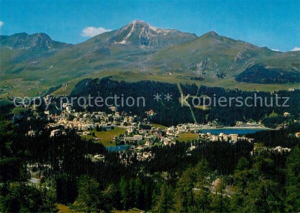 Arosa GR Panorama mit Weisshorn