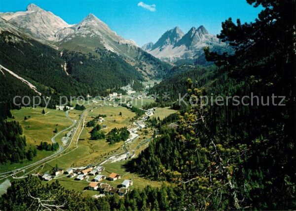 Naz Preda mit Albulapass Piz Uertsch Piz Compass
