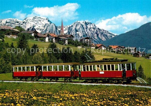 Stubaital Alte Stubaitalbahn mit Telfes und Bette