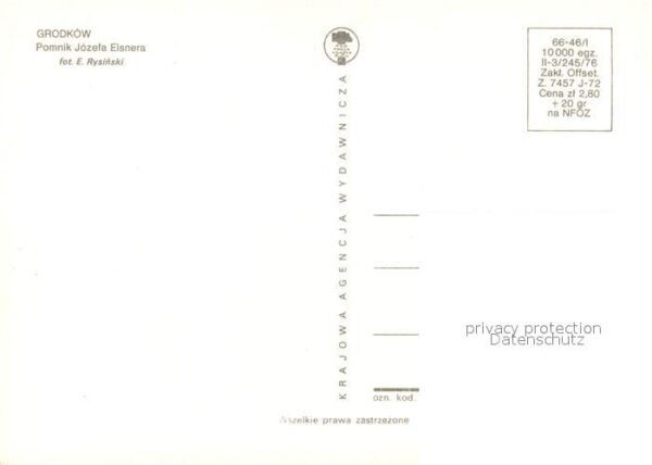 Grodkow Pomnik Jozefa Elsnera – Bild 2