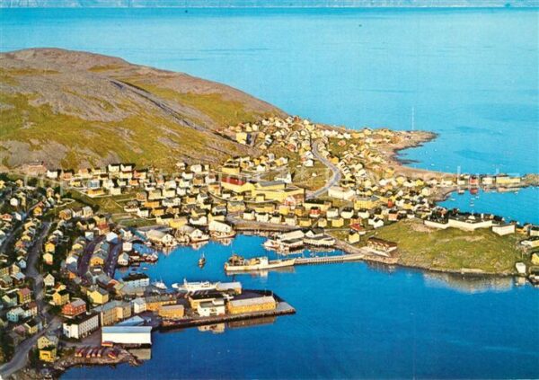 Honningsvag sett fra fly