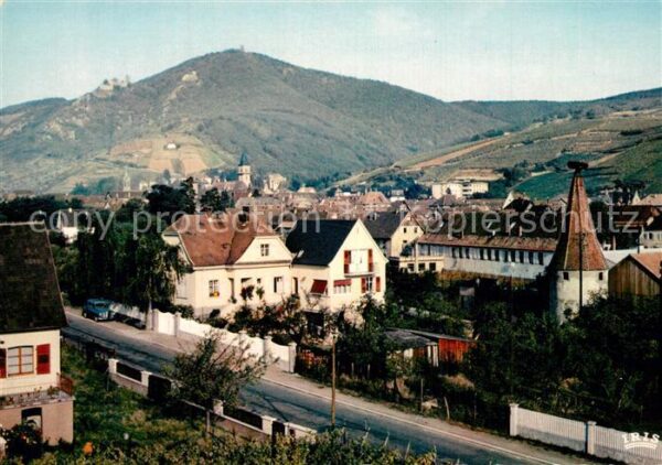 Ribeauville Haut Rhin Elsass La ville que dominent ses trois chateau