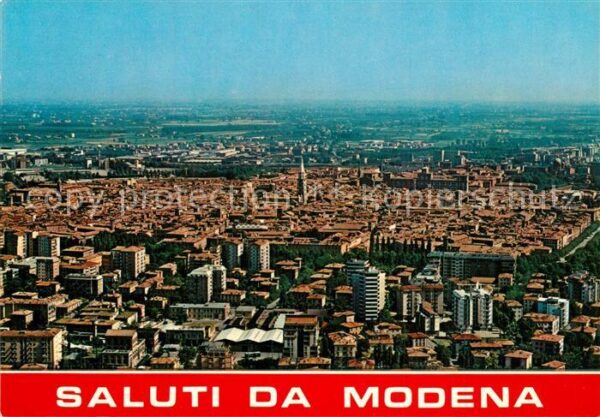Modena Emilia-Romagna Fliegeraufnahme