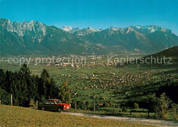 Grabs SG Blick vom Gamserberg auf Buchs Schaan V