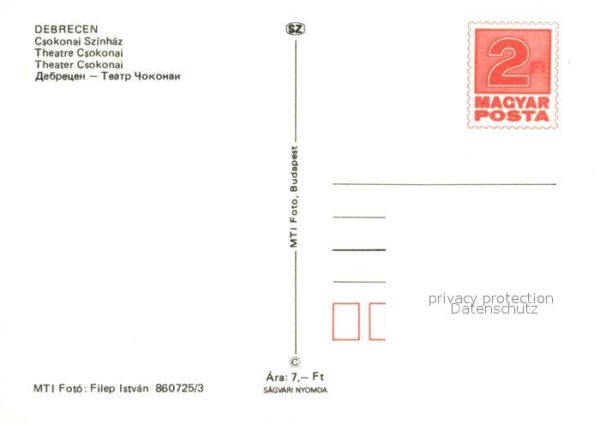Debrecen Debrezin Theater Csokonai – Bild 2